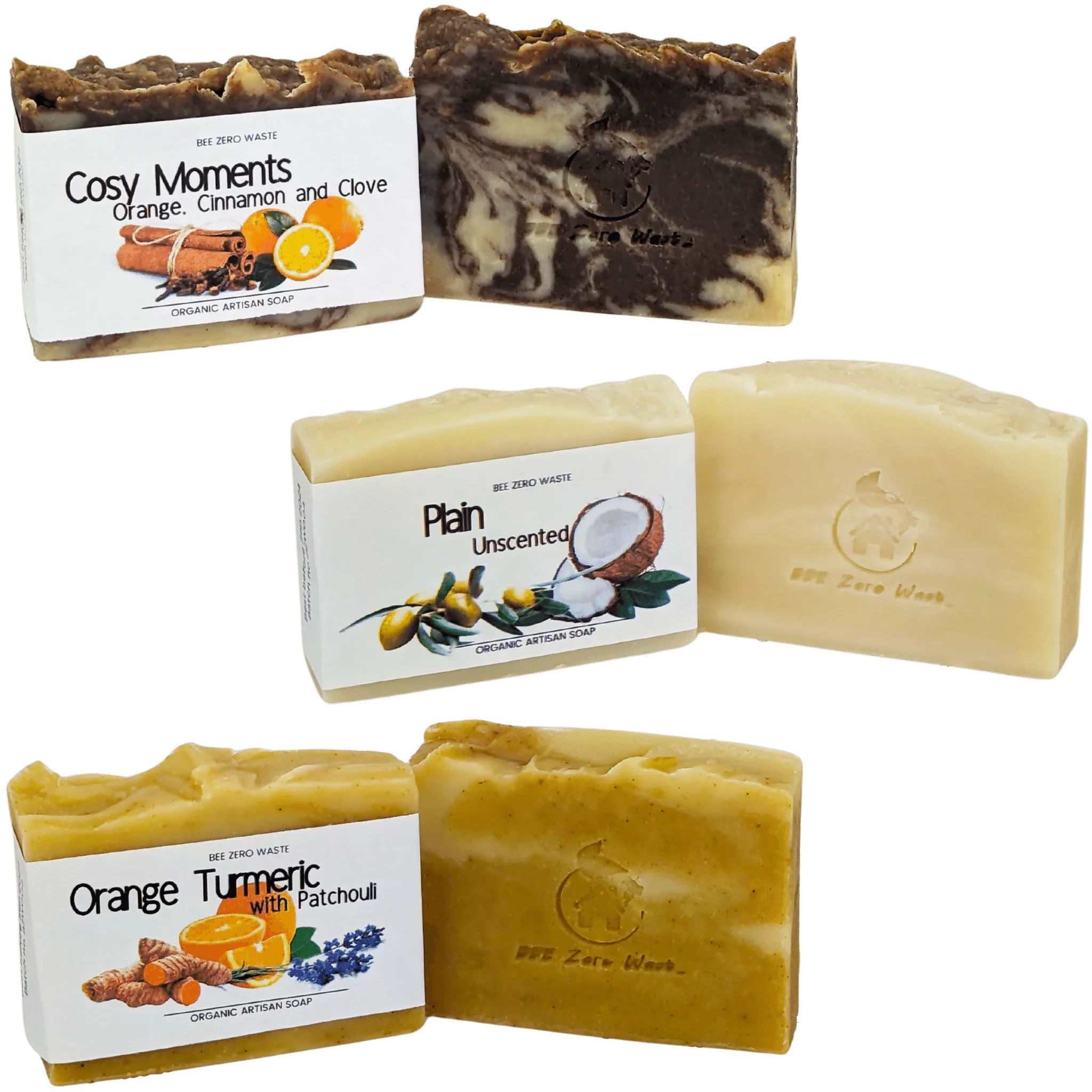 All Natural Vegan Soap Bars - Pack of 3 - Image 4