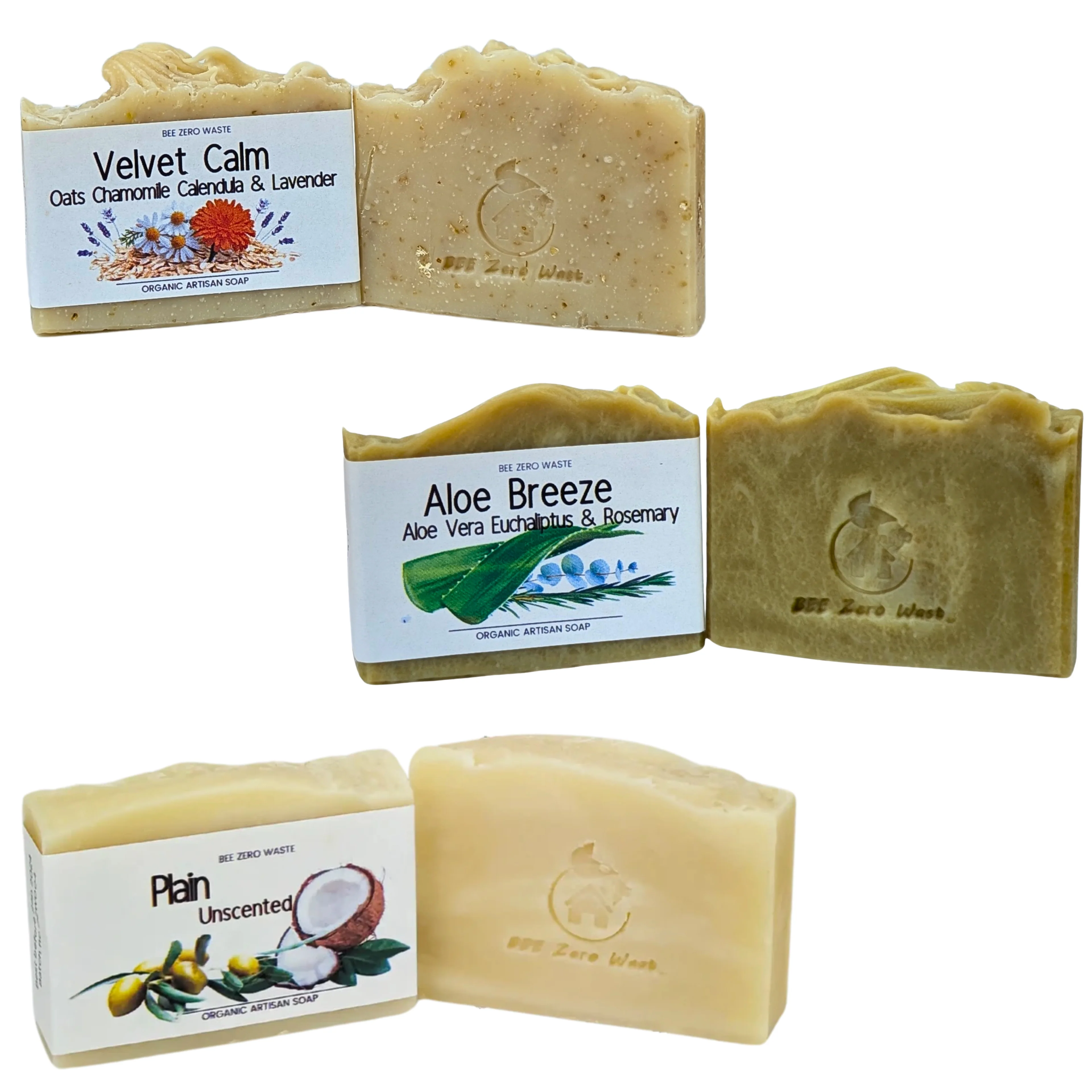 All Natural Vegan Soap Bars - Pack of 3 - Image 6