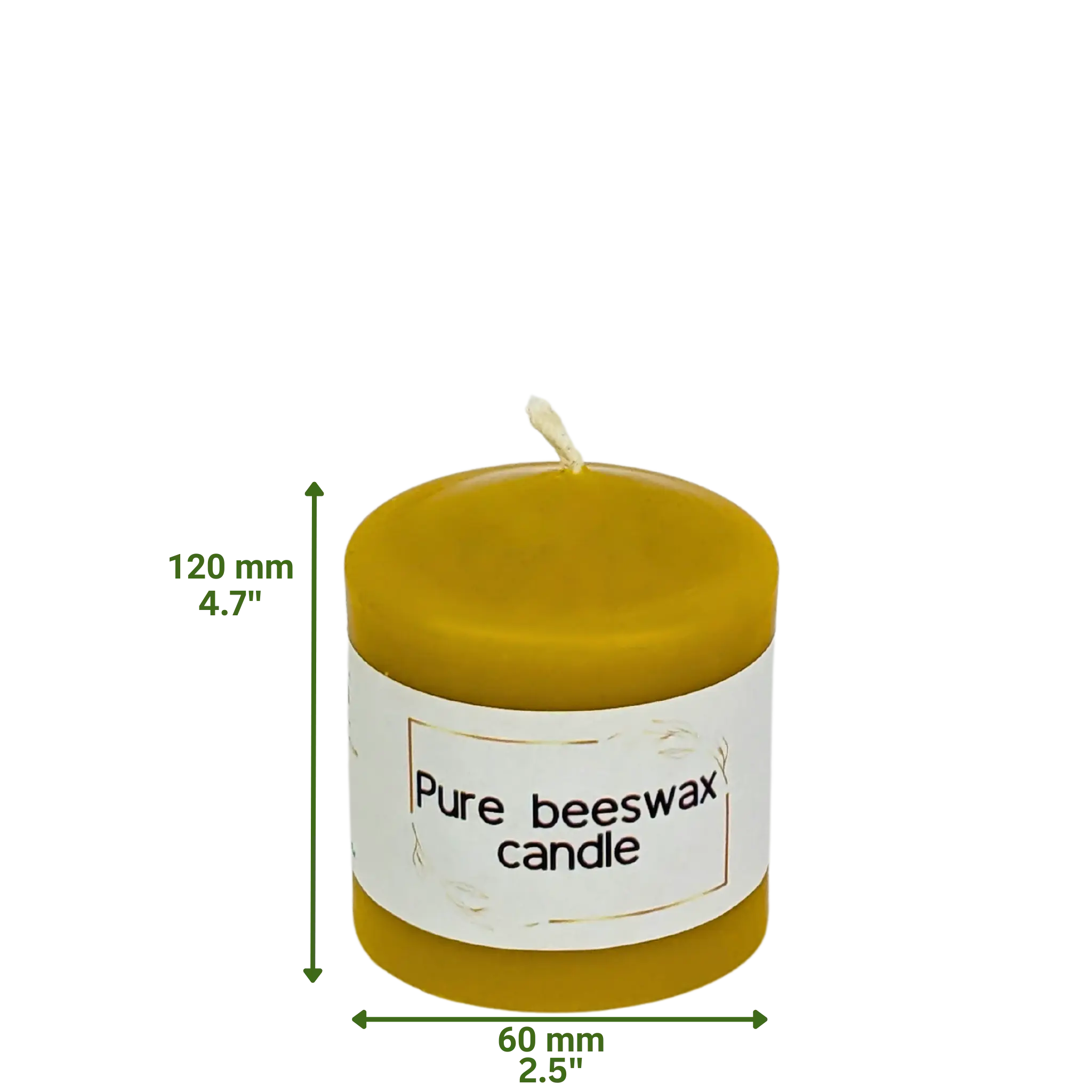 Pure Beeswax Church Pillar - Image 3