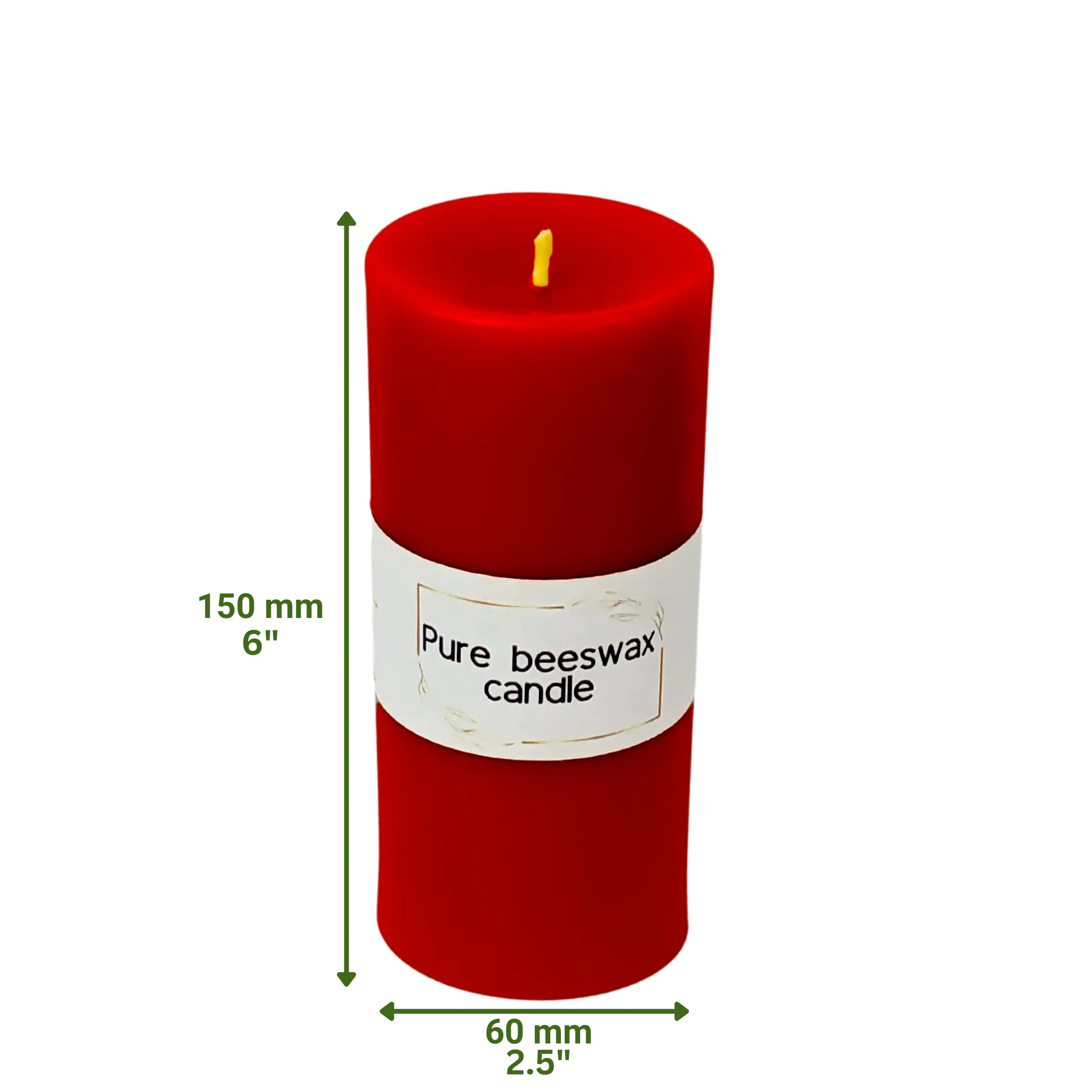 Pure Beeswax Pillar Candles - Image 10