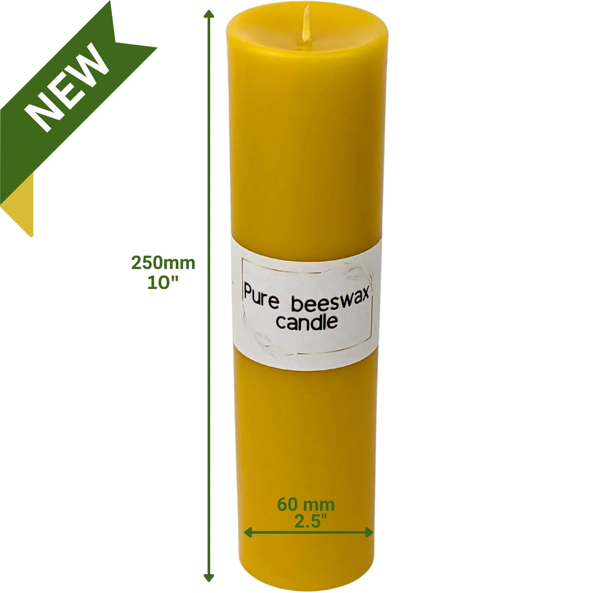 Pure Beeswax Pillar Candles - Image 14