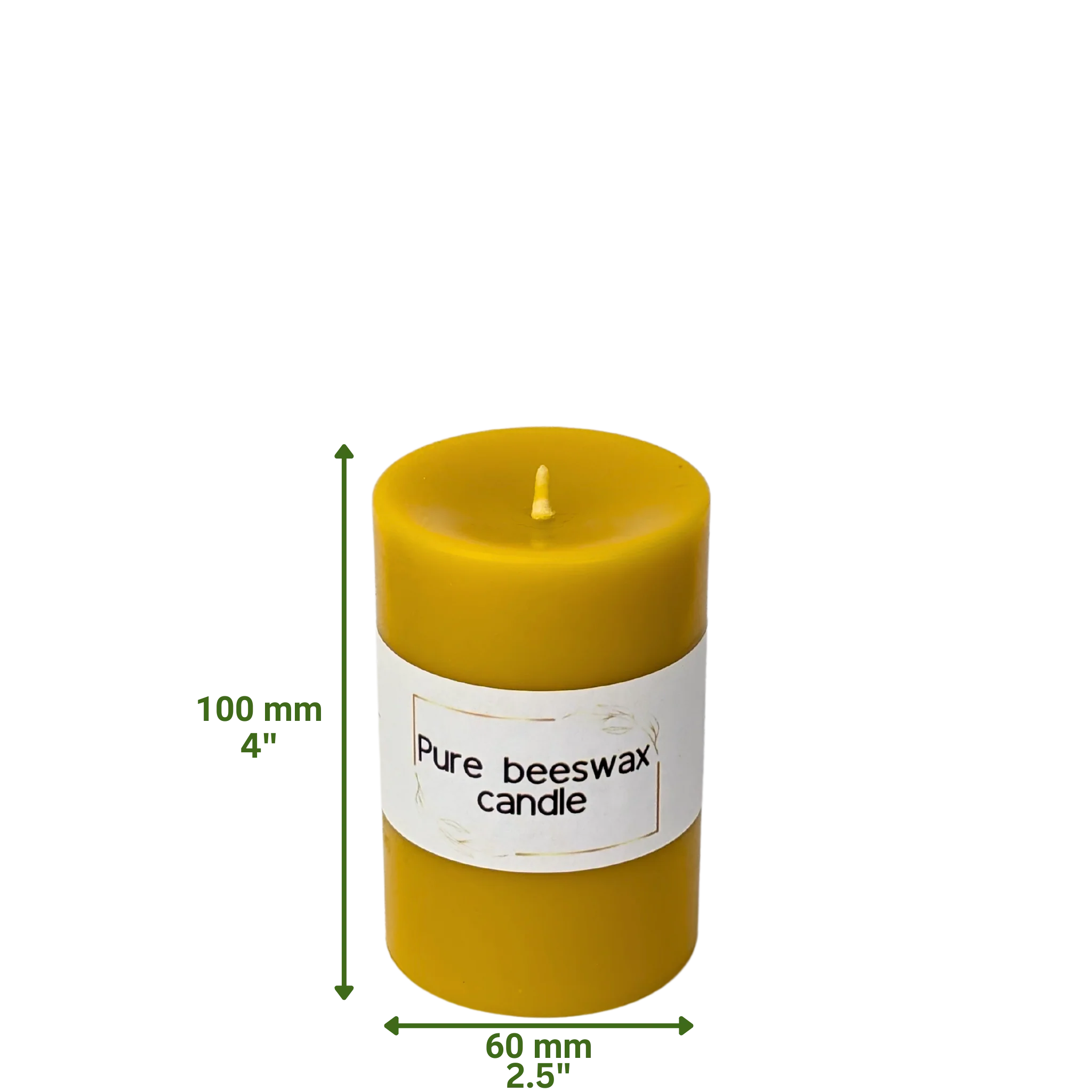 Pure Beeswax Pillar Candles - Image 3