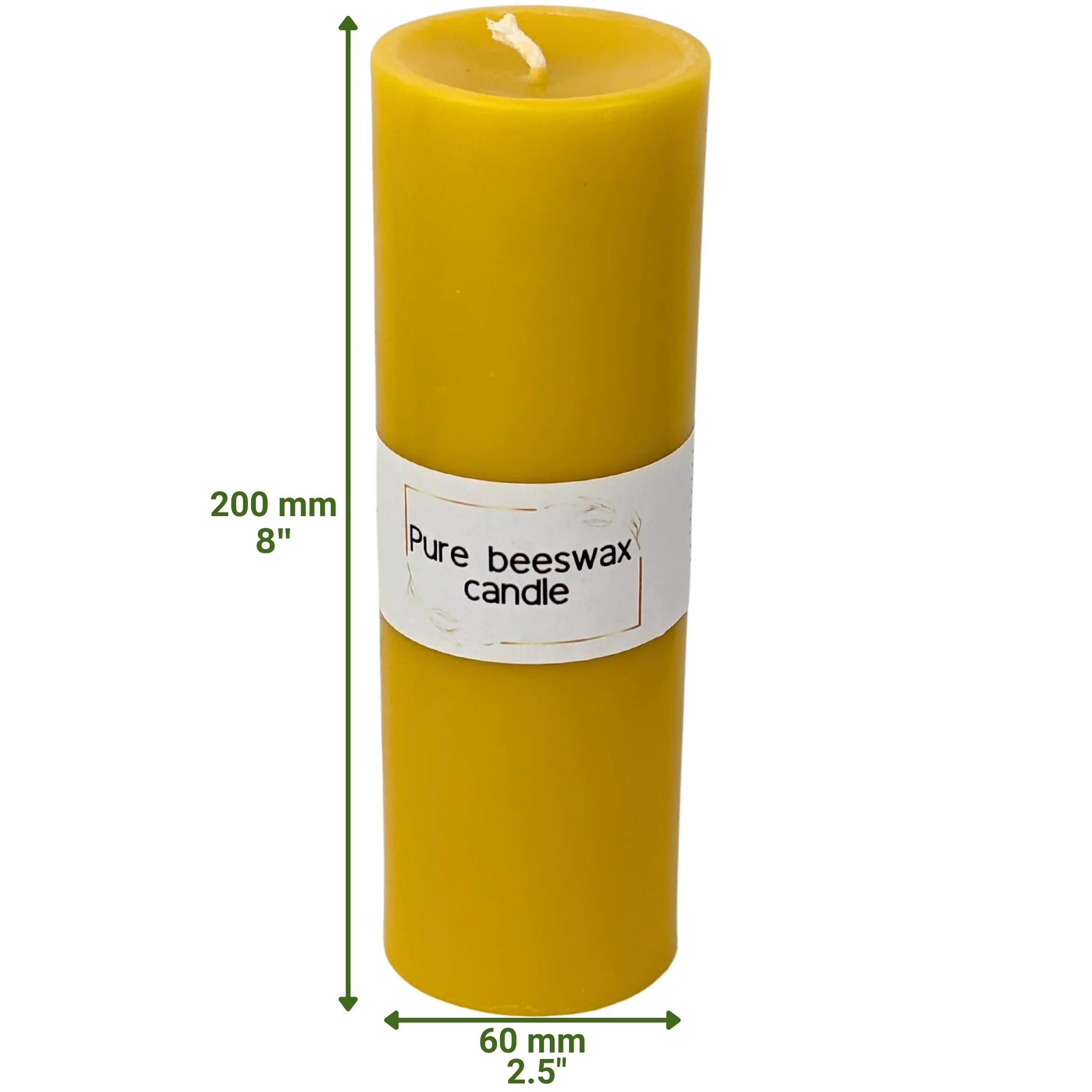 Pure Beeswax Pillar Candles - Image 5