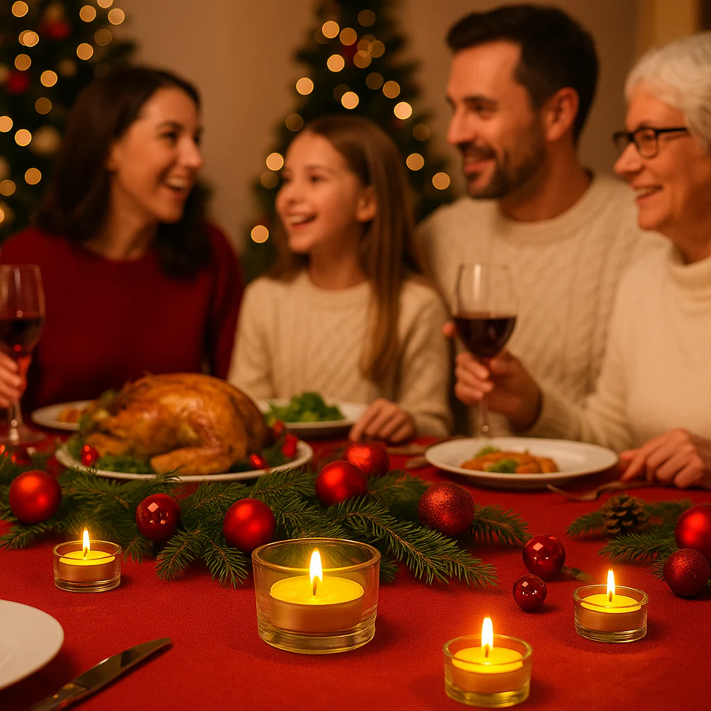 Elegant Clear Glass Tea Light Candle Holder - Image 3