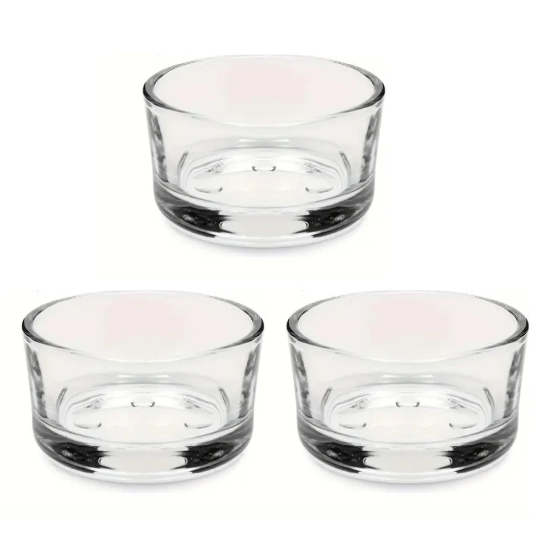 Elegant Clear Glass Tea Light Candle Holder - Image 6