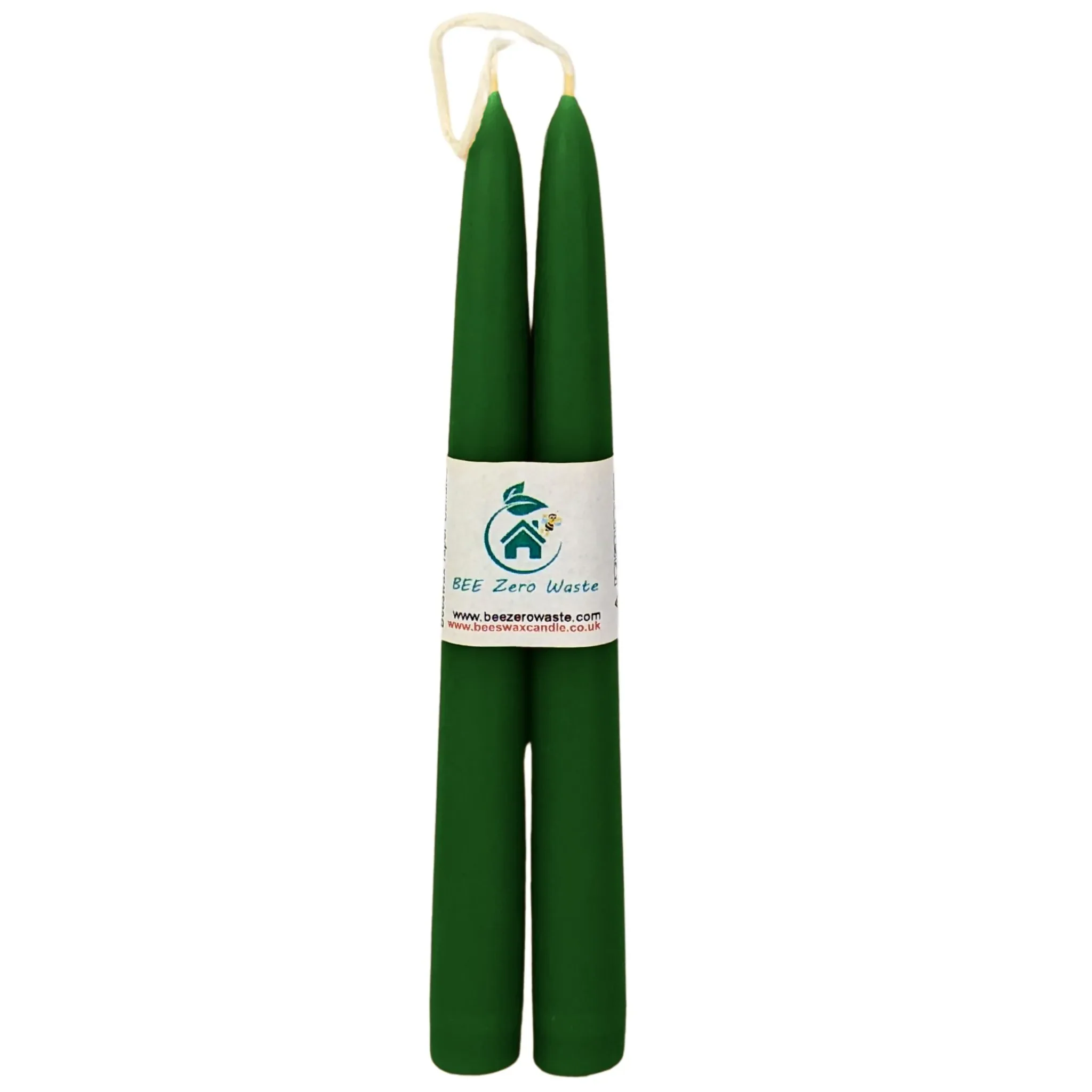 Hand-Dipped Beeswax Taper Candles - Pair (2 Candles) - Image 10