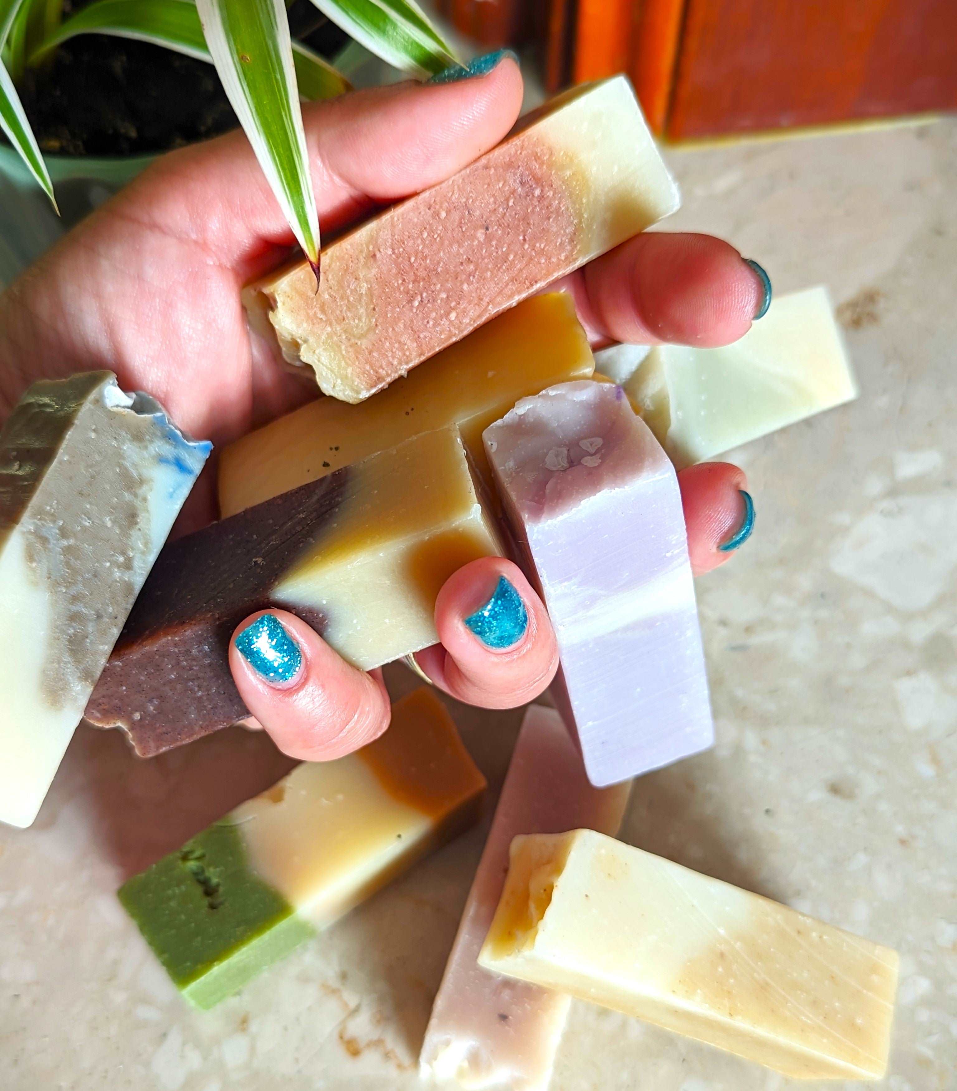 Organic Soap Sample Box - Set of 9 | Handmade, Vegan, Zero Waste | Letterbox Gift - Image 3