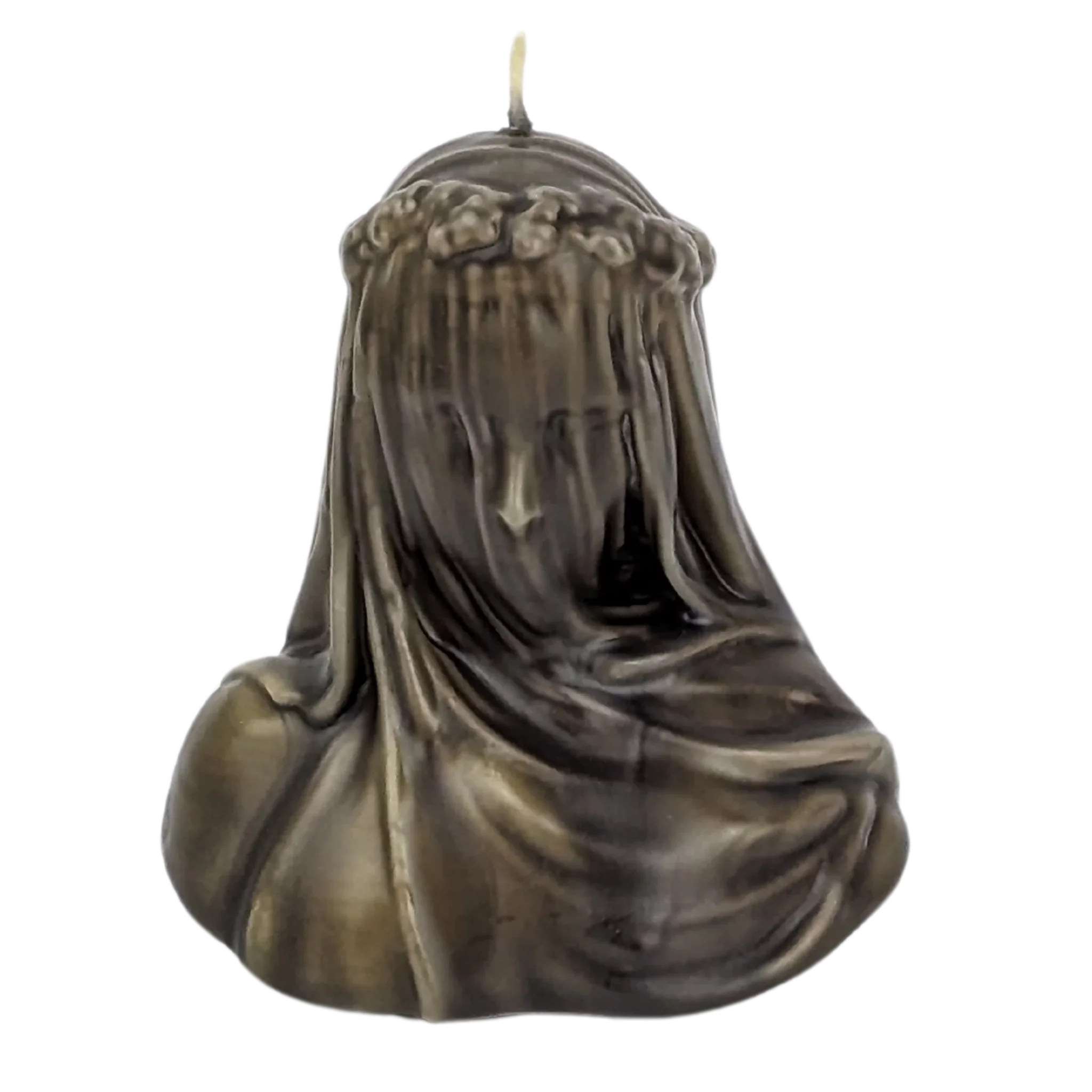 Veiled Lady Beeswax Candle - Image 3