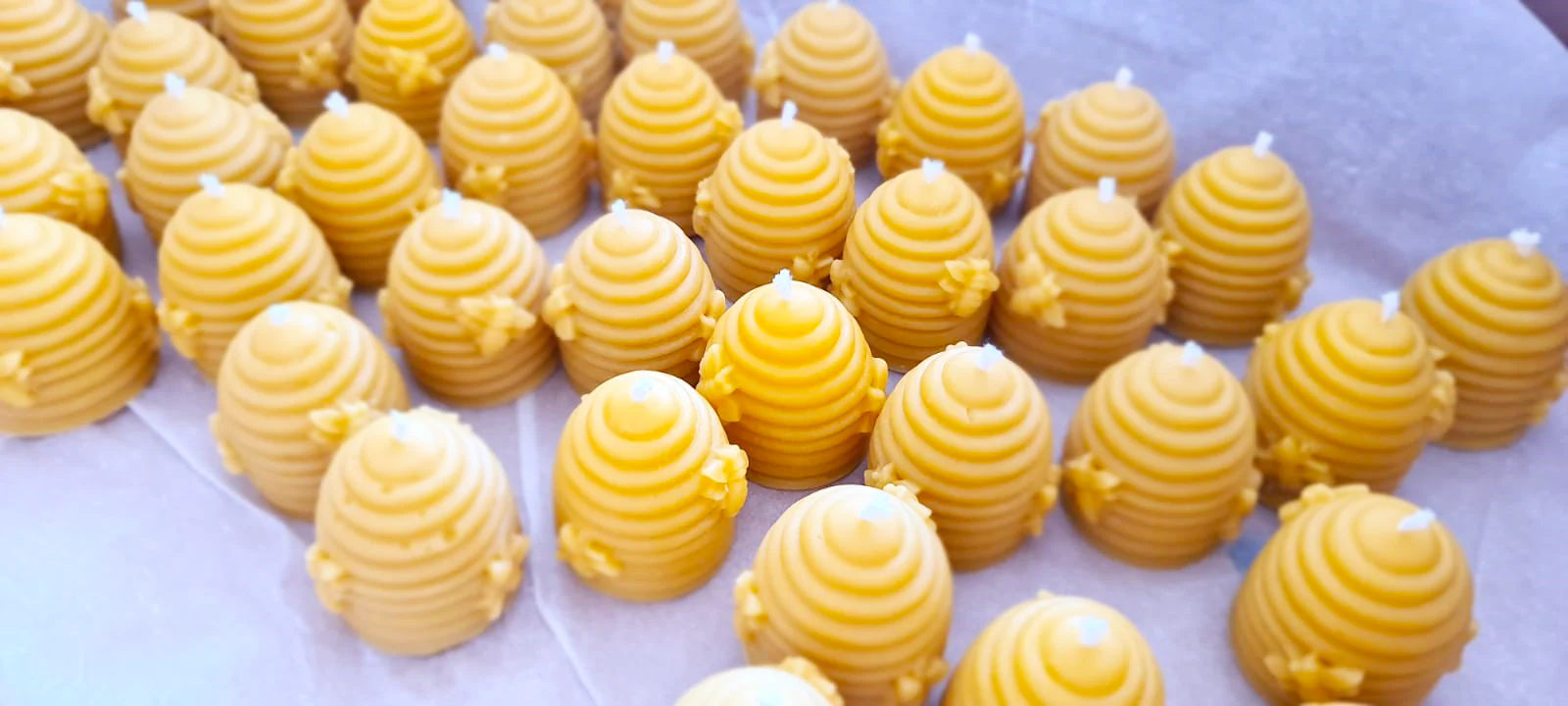 Wholesale Pure Beeswax  candle , Beehive shape votive, natural candles - Image 4